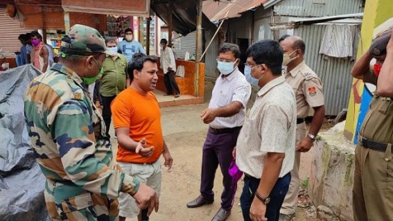 Mask Drive Continue amid Corona Curfew : Massive Crowd across Agartala City Mask Drive Continue amid Corona Curfew : Massive Crowd across Agartala City